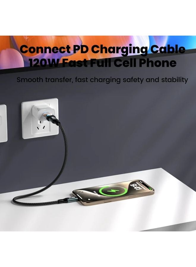 محول USB C ذكر أصفر إلى U 10 جيجابت في الثانية OTG شحن سريع 120 واط نقل بيانات للهواتف الذكية والأجهزة اللوحية وأجهزة الكمبيوتر - Image 3